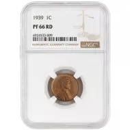 1939 Lincoln Wheat Penny - NGC PF66RD