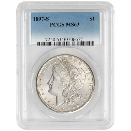 1897 S Morgan Dollar - PCGS MS63