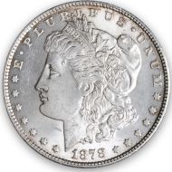 1878 7TF Rev of 79 Morgan Dollar - BU (Brilliant Uncirculated)