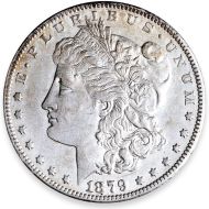 1879 S Morgan Dollar Rev of 78 - Almost Uncirculated Details - Improperly Cleaned #2