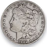1902 S Morgan Dollar - F (Fine)