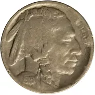 1915 S Buffalo Nickel - Very Fine Details Damaged