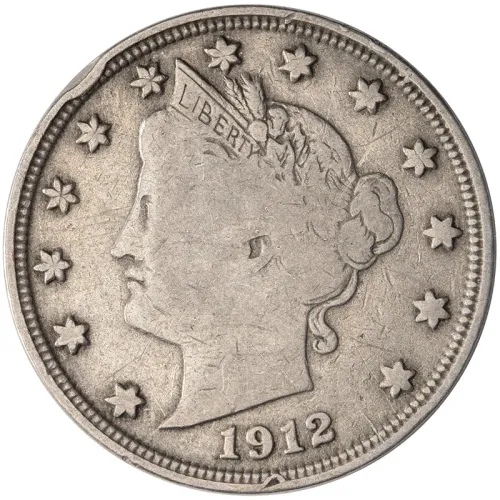 1912 S Liberty Nickel - Fine Details Scratched #2