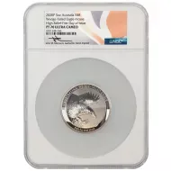 2020 Australia 5oz Silver Wedge-Tailed Eagle - NGC PF70 - Mercanti Sig