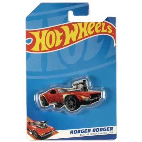 2024 Solomon Islands 1oz Silver $2 - Hot Wheels Rodger Dodger